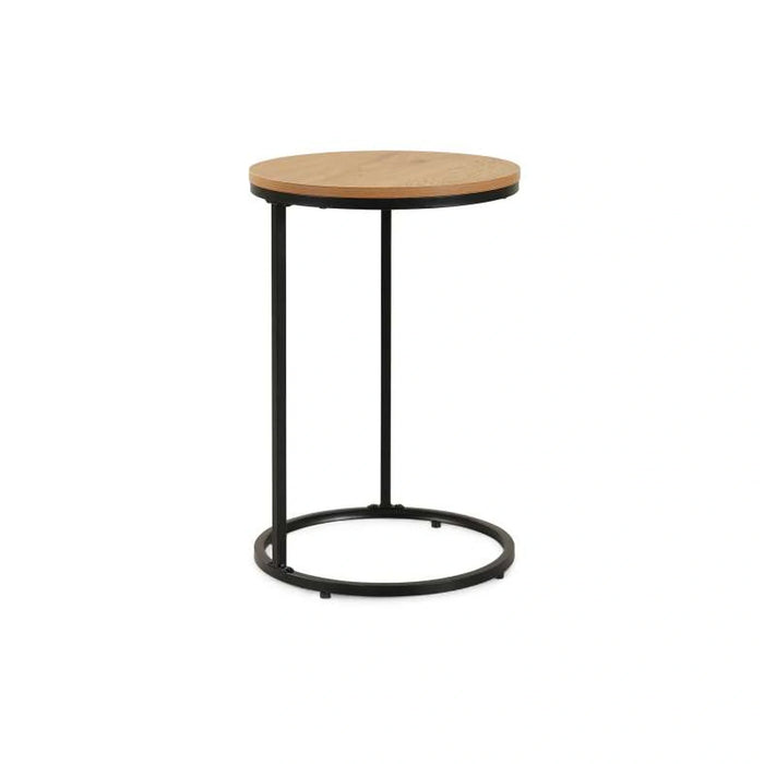 Pavia Accent Table Melamine - Natural Black