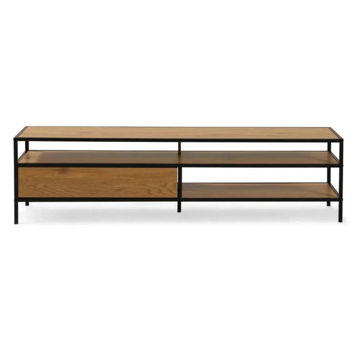 Pavia Tv Unit Upto 60 Inches Melamine - Natural Black