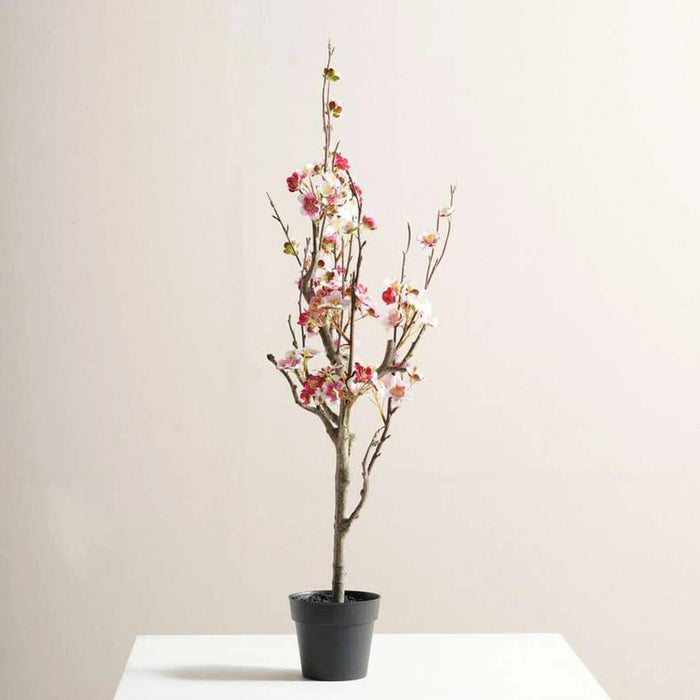 Peach  Blossom Artificial Plant In Pot H60Cm - Pink Pan Home