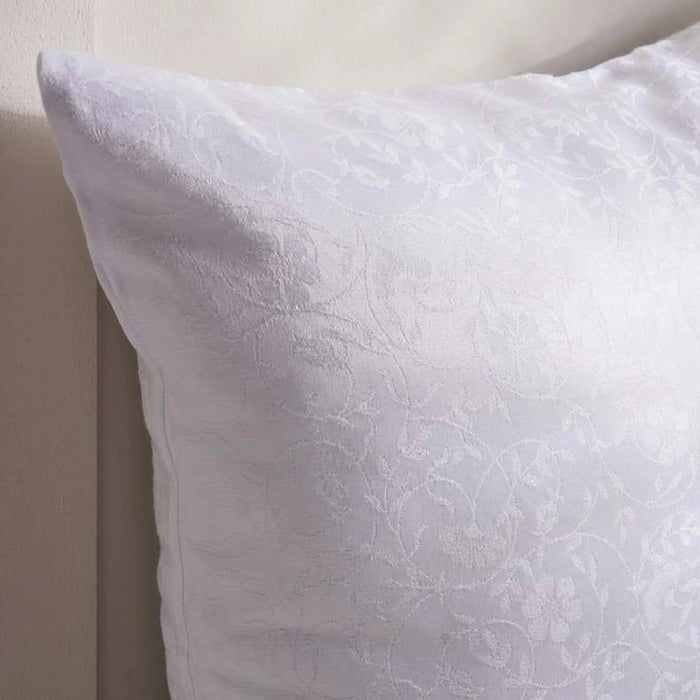 Pearl Jacquard Cushion Cover 50X50Cm - White Pan Home