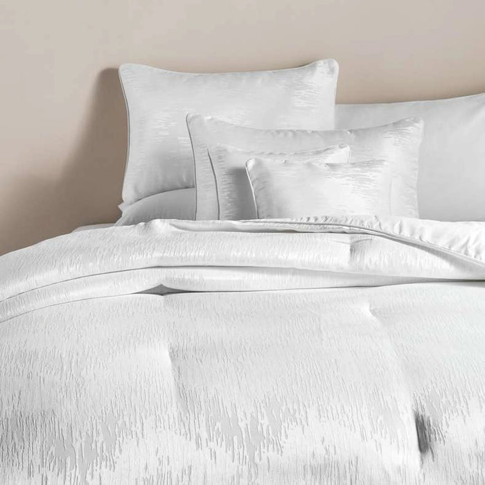 Pearla 5-Piece Jacquard King Comforter Set 240X260Cm - White