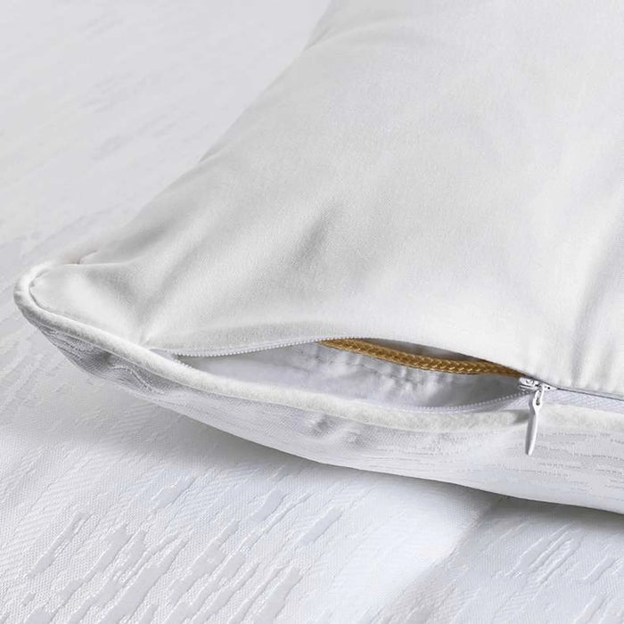 Pearla 5-Piece Jacquard King Comforter Set 240X260Cm - White