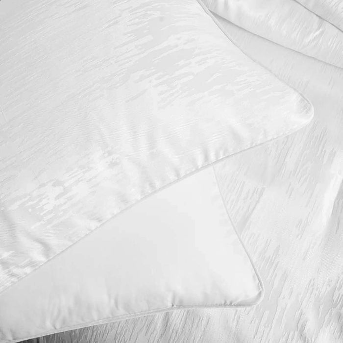 Pearla 5-Piece Jacquard King Comforter Set 240X260Cm - White