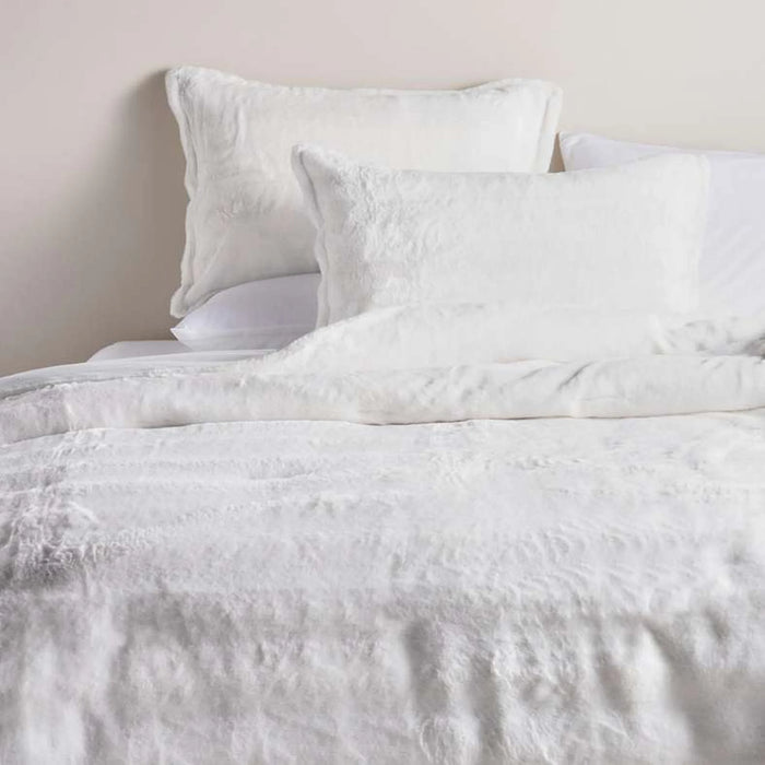 Pellicia 3-Piece King Comforter Set 240X260Cm - White