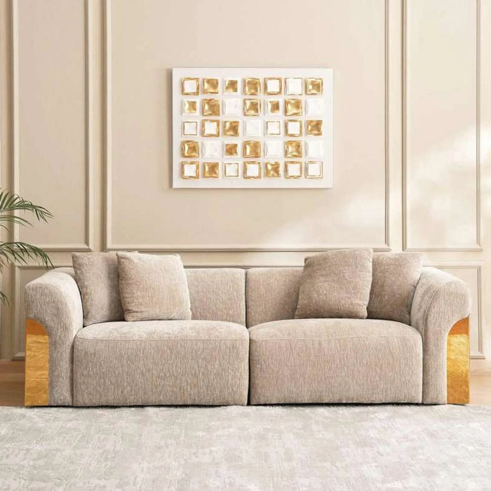 Pentos 3 Seater Sofa - Beige