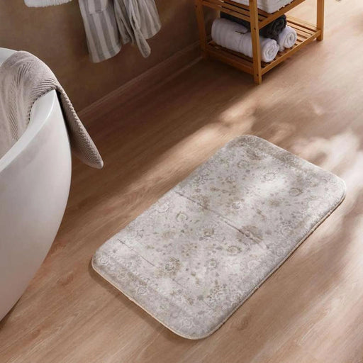 Pentos Comfy Printed Bathmat  50X75Cm - Beige Pan Home