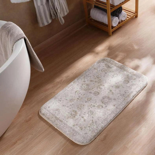 Pentos Comfy Printed Bathmat  70X120Cm - Beige Pan Home