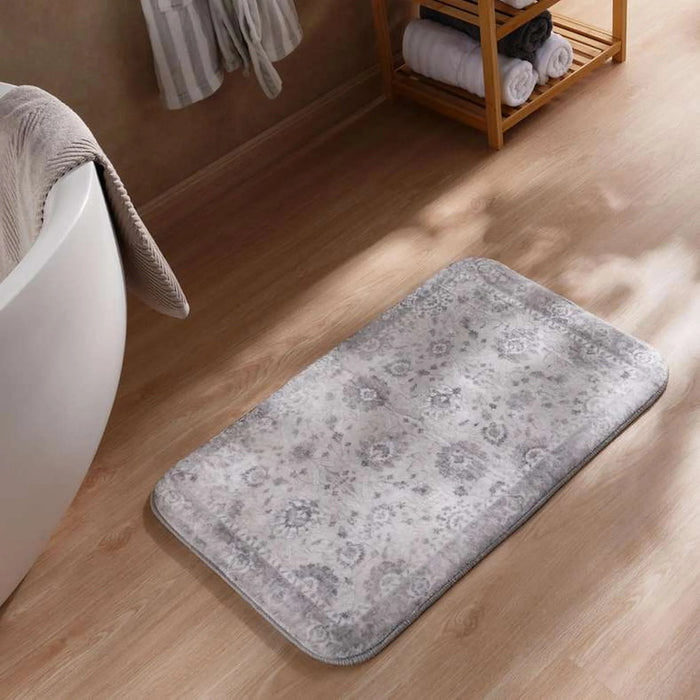 Pentos Comfy Printed Bathmat  70X120Cm - Grey Pan Home