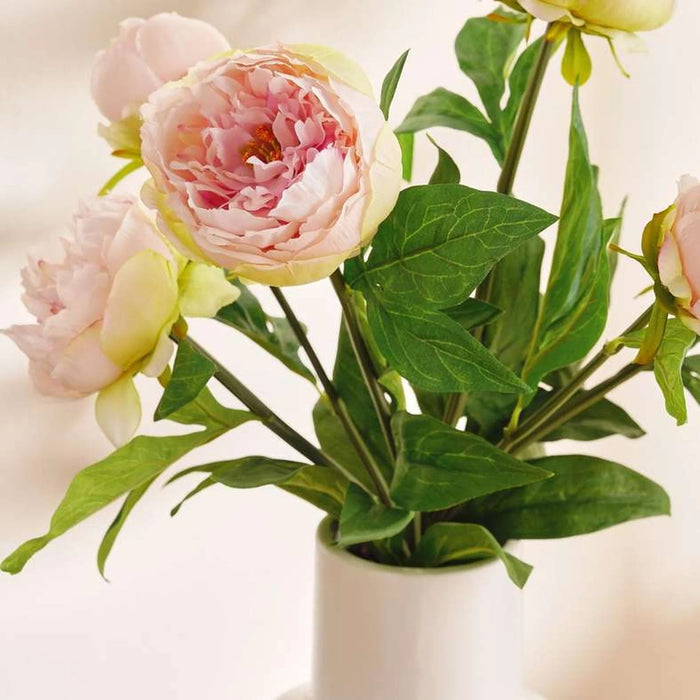 Peony Artificial Floral Arrangment In Ceramic Pot 33X25X49.5Cm - Pink Pan Home