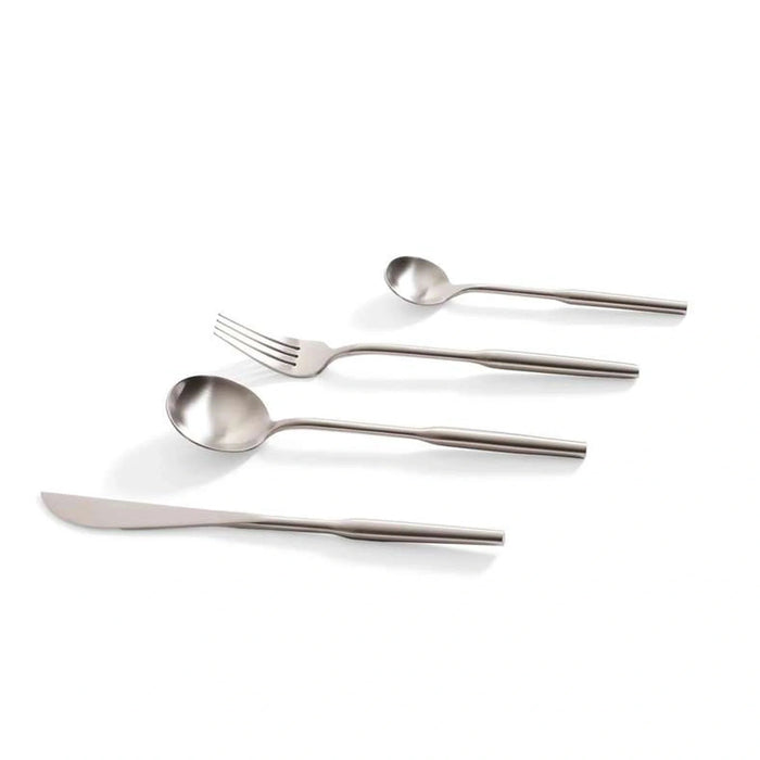 Perla 24-Piece Cutlery Set -Chrome Pan Home