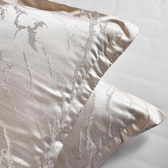Perle Jacquard 6 Piece King Comforter Set-240X260Cm - Cream