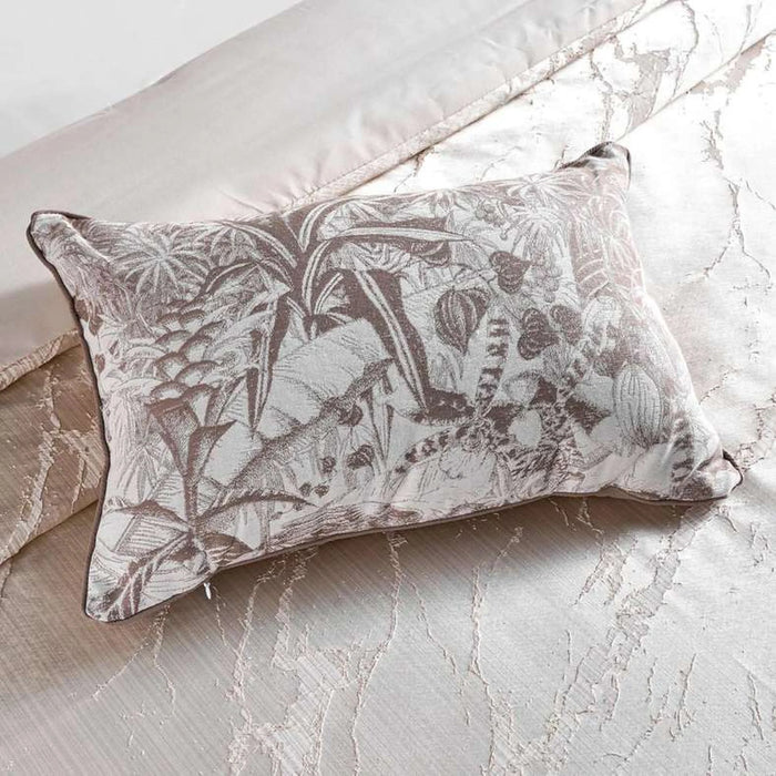 Perle Jacquard 6 Piece King Comforter Set-240X260Cm - Cream