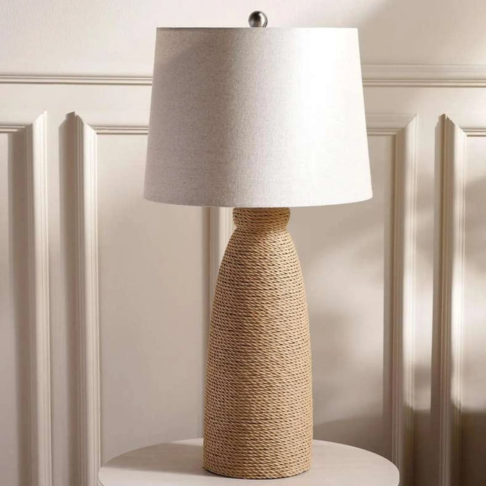 Perrine E27 Seagrass Rope Table Lamp Dia 38X76Cm - Natural