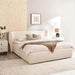 Petermann King Bed 180X200 Cm - Beige Pan Home