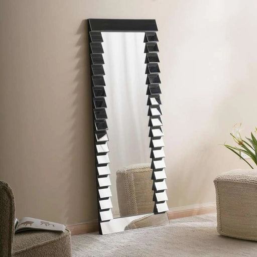 Phantom Handcrafted Floor Mirror 60X160Cm - Silver Pan Home
