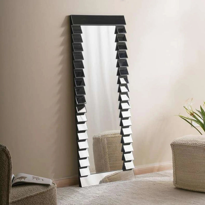 Phantom Handcrafted Floor Mirror 60X160Cm - Silver Pan Home