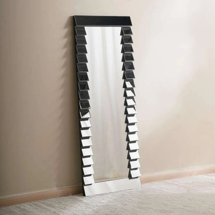 Phantom Handcrafted Floor Mirror 60X160Cm - Silver Pan Home