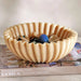Pheobe Resin Ribbed Decor Bowl Dia20.5X7Cm -White Pan Home