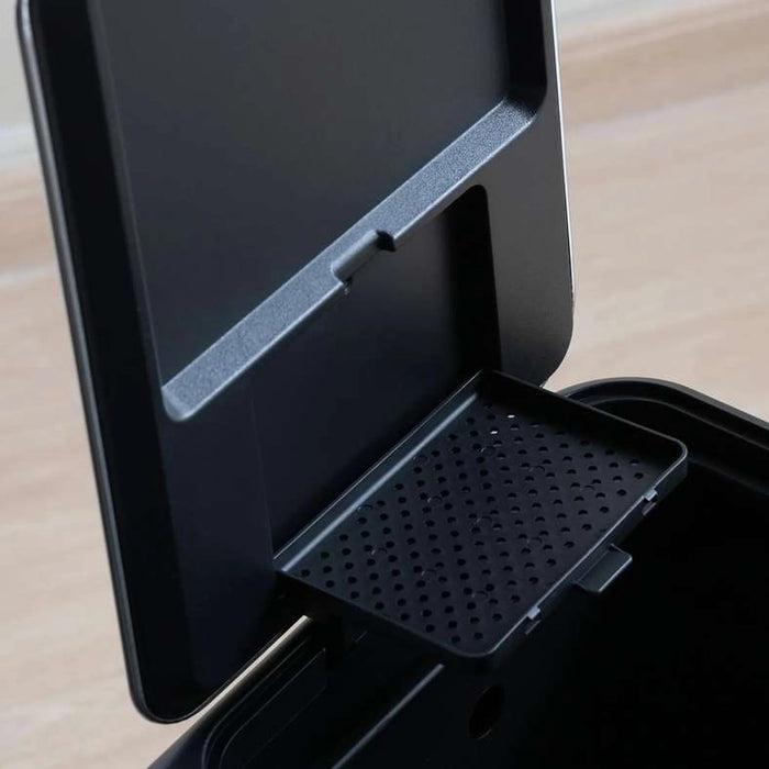 Phoenix Soft Close Metal Pedal Bin With Fingerprint Resistant 2X30L 52.5X38X66.5Cm - Chrome Pan Home