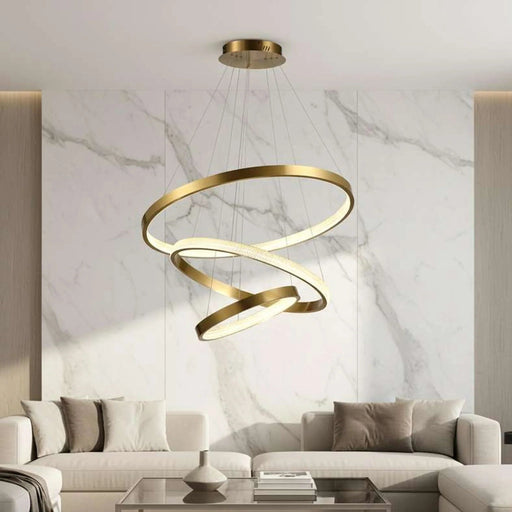 Phyroll Integrated Led 65W Pendant Lamp 80X180Cm - Gold Pan Home