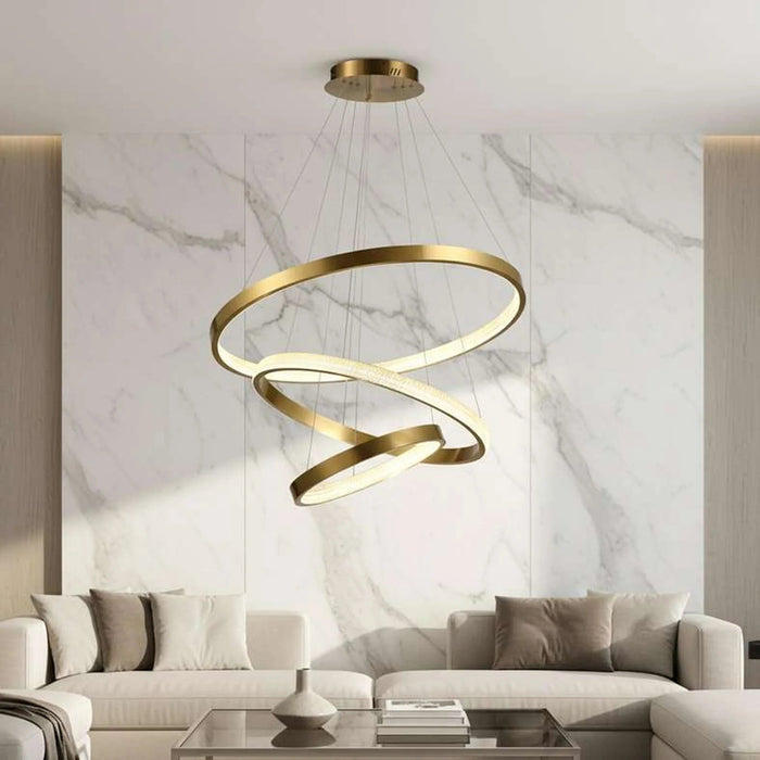 Phyroll Integrated Led 65W Pendant Lamp 80X180Cm - Gold Pan Home