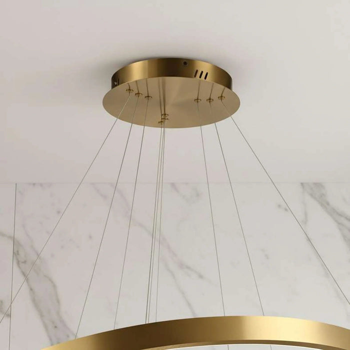 Phyroll Integrated Led 65W Pendant Lamp 80X180Cm - Gold Pan Home