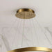 Phyroll Integrated Led 65W Pendant Lamp 80X180Cm - Gold Pan Home