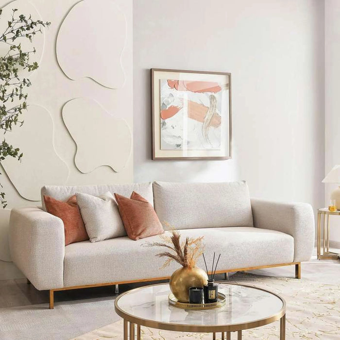 Piet Single Seater Sofa - Light Grey
