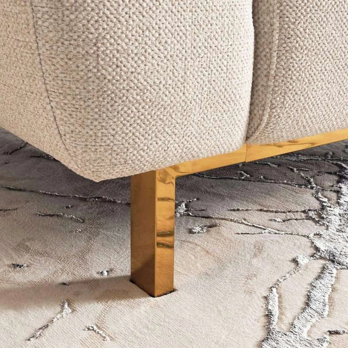Piet Single Seater Sofa - Light Grey