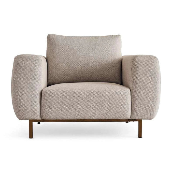 Piet Single Seater Sofa - Light Grey
