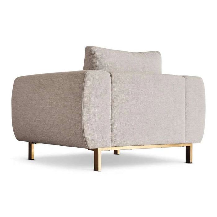Piet Single Seater Sofa - Light Grey