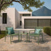 Pilar Outdoor Balcony Set 2+1 -Olive Green Pan Home
