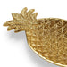 Pineapple Metal Decor Tray 19X10.15X2.5Cm- Gold Pan Home
