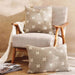 Pinwheel Linen Dotty Down Feel Filled Cushion 40X60Cm - Linen Pan Home