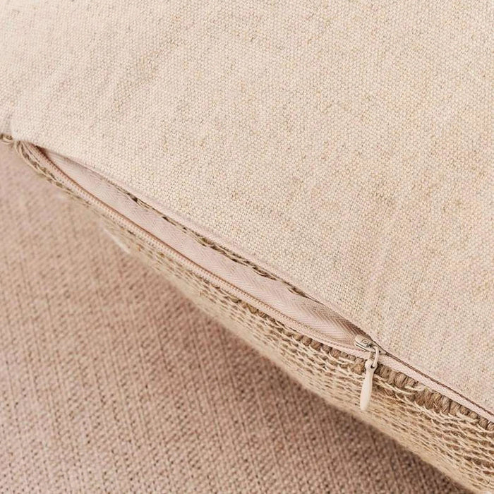 Pinwheel Linen Dotty Down Feel Filled Cushion 50X50Cm - Linen Pan Home