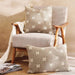 Pinwheel Linen Dotty Down Feel Filled Cushion 50X50Cm - Linen Pan Home