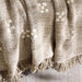 Pinwheel Linen Dotty Fringed Throw 125X150Cm -Linen Pan Home