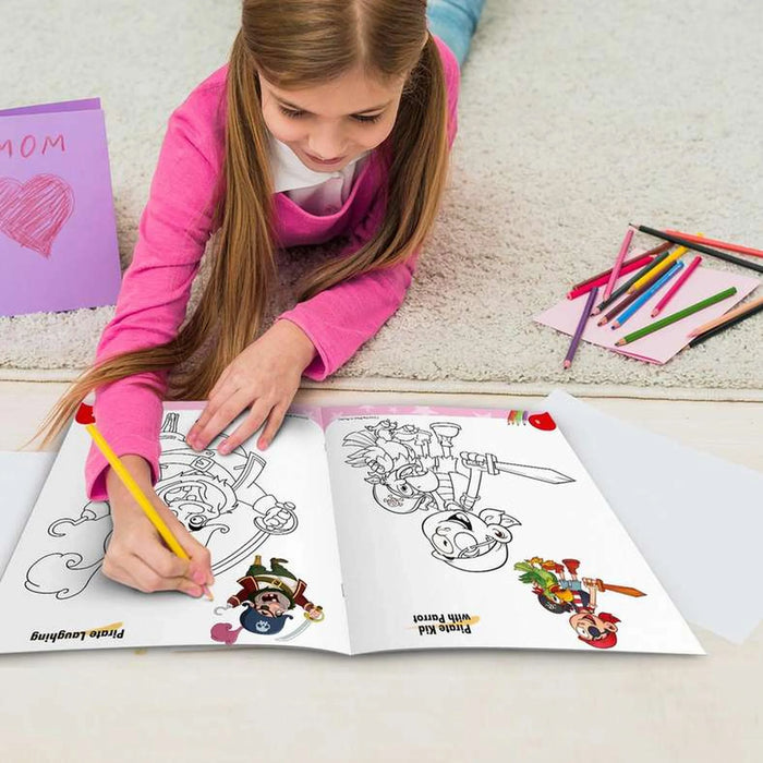 Pirates 16 Page Coloring Book -Multi