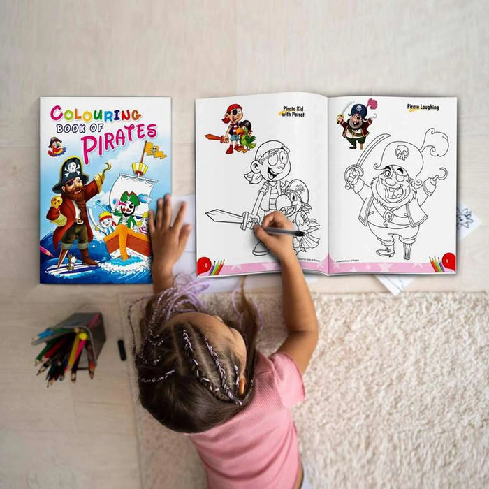 Pirates 16 Page Coloring Book -Multi