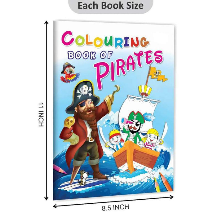 Pirates 16 Page Coloring Book -Multi