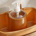 Plastic Forte 3In1 Liquid Dispenser With Scrubber Holder 23.6X10X11.8Cm -Assorted Pan Home