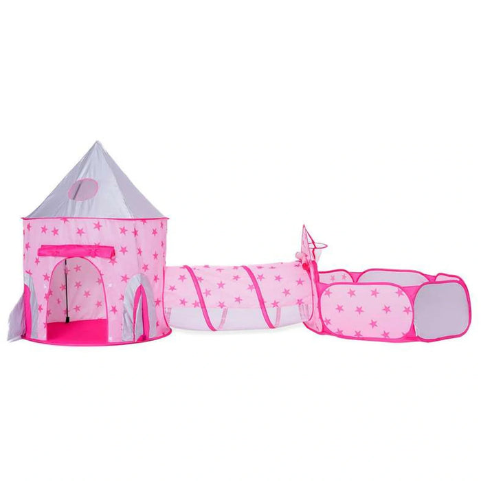 Playtime 3 Piece House Play Tent 291X105 Cm - Pink