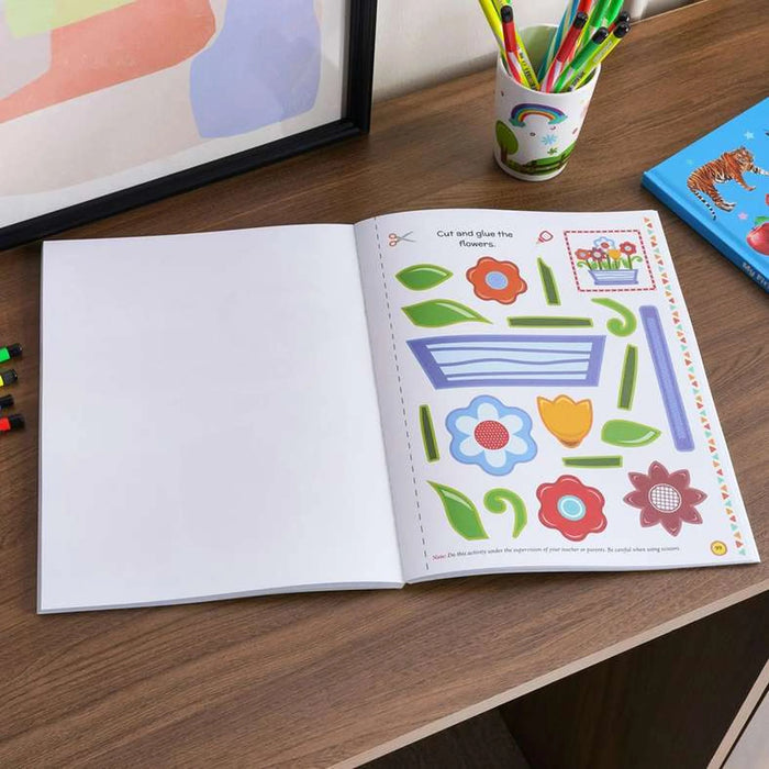 Playtime Cut And Glue Activity Book - Green