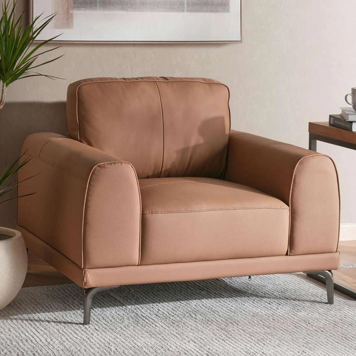 Plushpod Single  Seater Sofa - Brown