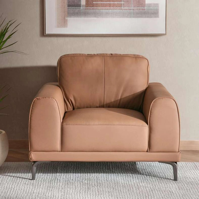 Plushpod Single  Seater Sofa - Brown