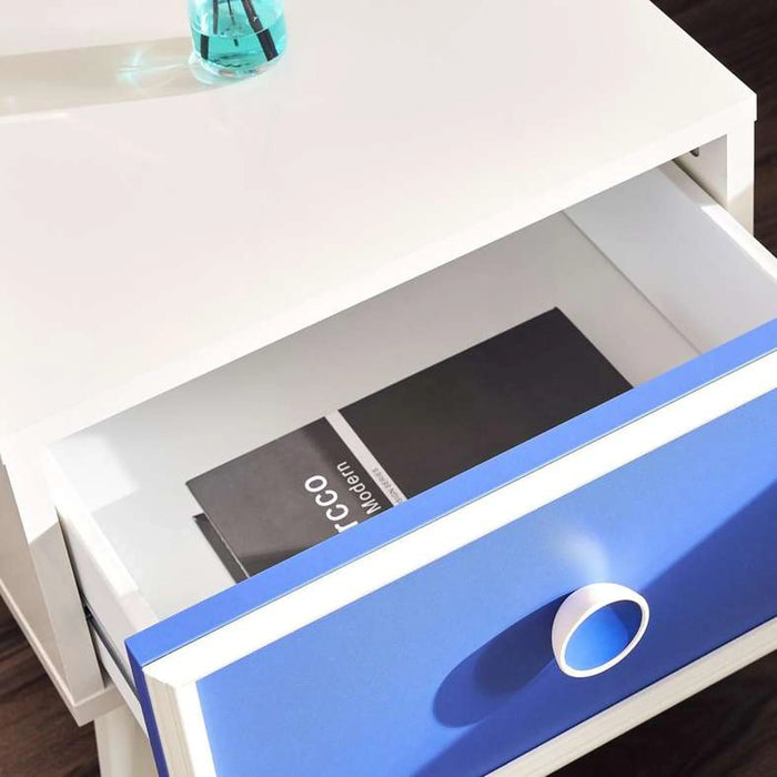 Popeye Kids Nightstand With 1 Drawer - Blue