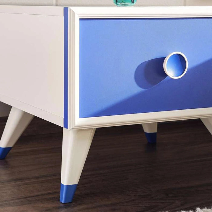 Popeye Kids Nightstand With 1 Drawer - Blue