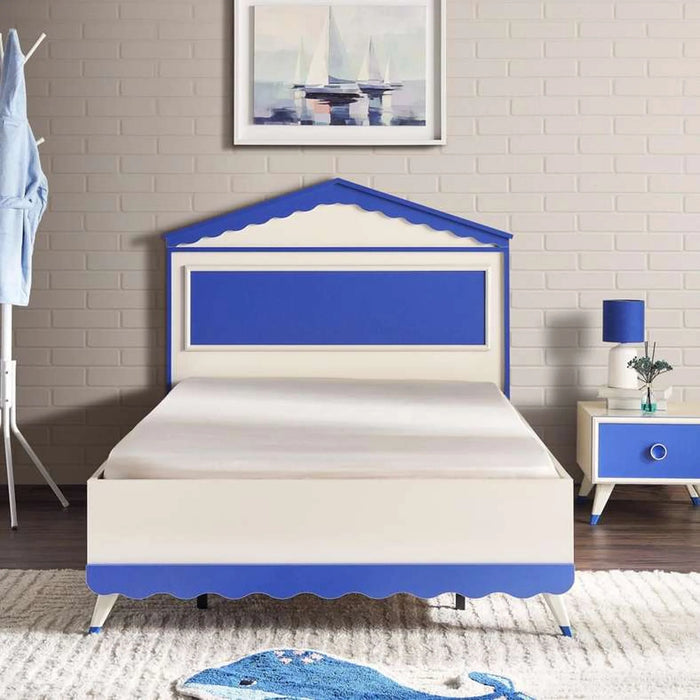 Popeye Kids Single Bed 120X200 Cm - Blue