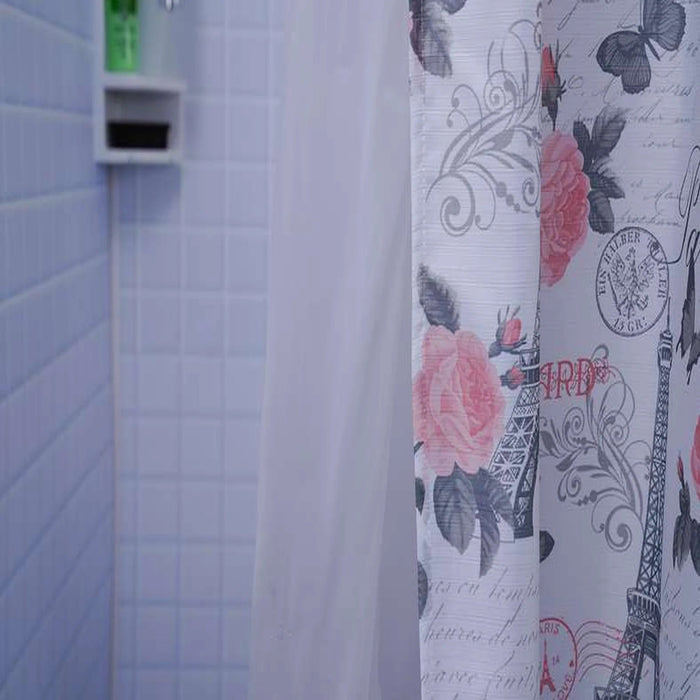 Porter Shower Curtain Pink Multi 180X180Cm Pan Home