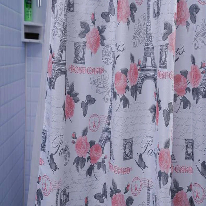 Porter Shower Curtain Pink Multi 180X180Cm Pan Home